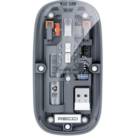Recci RCS-M01 Ασύρματο Ποντίκι Γκρι