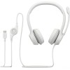 Logitech H390 On Ear Multimedia Ακουστικά White (981-001286)