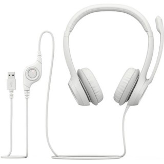 Logitech H390 On Ear Multimedia Ακουστικά White (981-001286)
