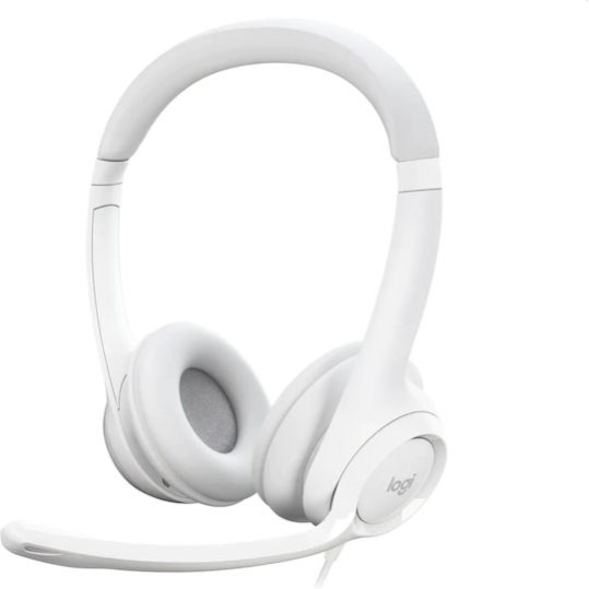 Logitech H390 On Ear Multimedia Ακουστικά White (981-001286)