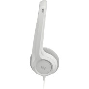 Logitech H390 On Ear Multimedia Ακουστικά White (981-001286)
