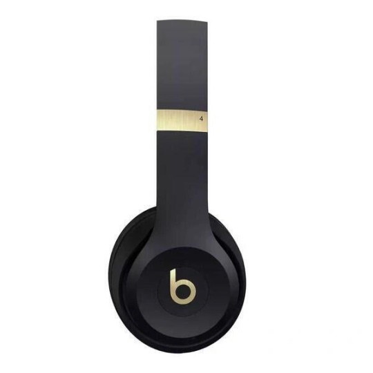 Beats Solo 4 Wireless On-Ear Headphones Black/Gold (MC2L4LL/A)