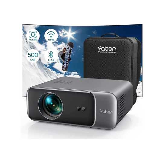 Yaber Pro V9 Projector Full HD με Wi-Fi (CCK02154) Γκρι