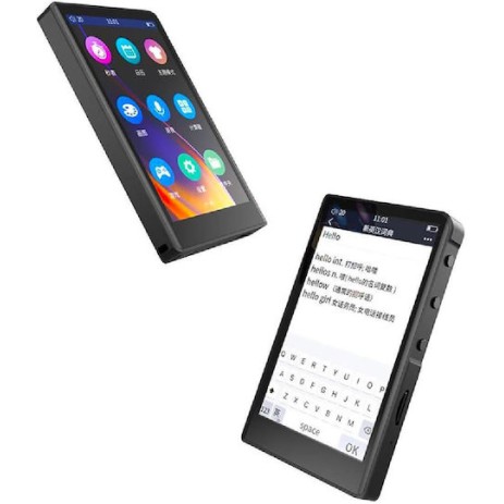 Ruizu Η9 MP3 Player (16GB) IPS Οθόνη Αφής 3.8" Μαύρο