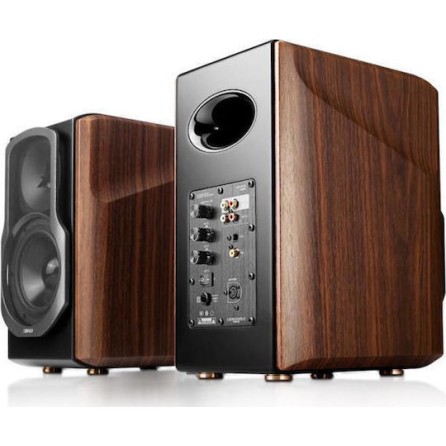 Edifier S2000MK III Αυτοενισχυόμενα Ηχεία με Bluetooth 130W Καφέ