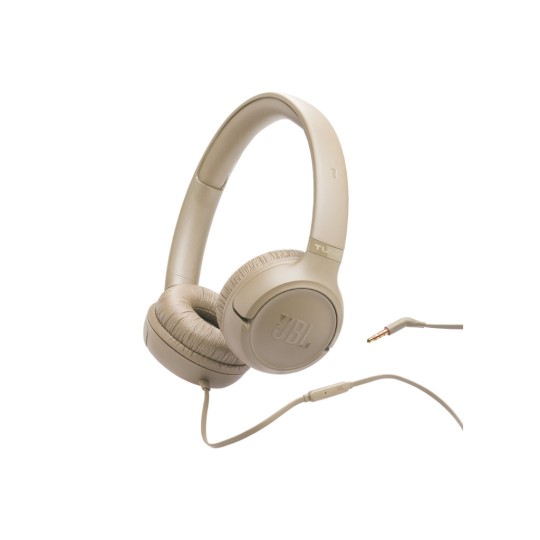 JBL Tune 530 On-Ear Bluetooth Headphones Beige
