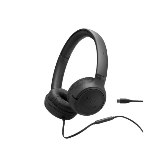 JBL Tune 530C Wired On Ear Headphones Black