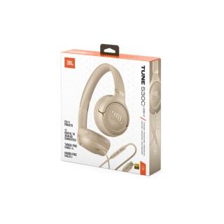 JBL Tune 530C Wired On Ear Headphones Gold