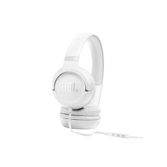JBL Tune 530C Wired On Ear Headphones White