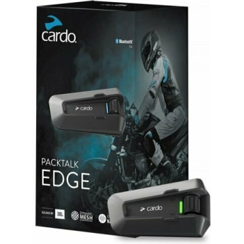 Cardo (CRPT200001) Packtalk Edge Ενδοεπικοινωνία Μονή για Κράνος Μηχανής με Bluetooth