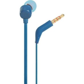 JBL T110e In-ear Handsfree Headphones with Connector 3.5mm Blue