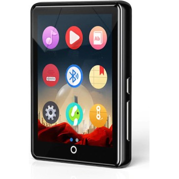 RUIZU M7 MP3 player με Οθόνη Αφής 2.8" 16GB Bluetooth Ελληνικό Μενού Μαύρο