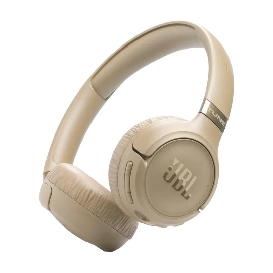 JBL Tune 680NC Bluetooth Wireless On Ear Headphones Beige