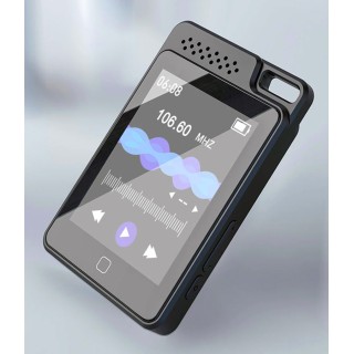 RUIZU C1 MP3 Player Οθόνη Αφής 2.4" 32GB Bluetooth Ελληνικό Μενού Μαύρο