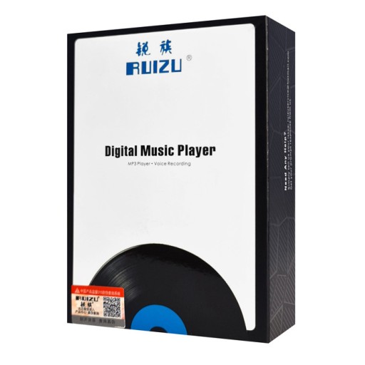 RUIZU C1 MP3 Player Οθόνη Αφής 2.4" 32GB Bluetooth Ελληνικό Μενού Μαύρο
