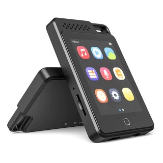 RUIZU C1 MP3 Player Οθόνη Αφής 2.4" 32GB Bluetooth Ελληνικό Μενού Μαύρο