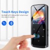 RUIZU D50 MP3 Player Οθόνη 1.8" 16GB Bluetooth Ελληνικό Μενού Μαύρο
