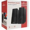 Powertech PT-847 Ηχεία Premium Sound 2x 3W 3.5mm Μαύρα