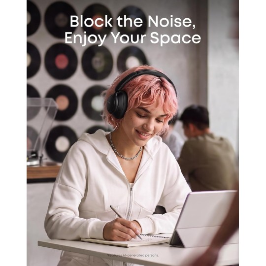 Anker Soundcore Q31i Active Noise Cancelling Headphones with LDAC Black