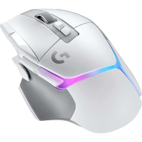 Logitech G502 X PLUS LIGHTSPEED Wireless RGB Gaming Mouse (White) 910-006171