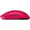 Logitech Pro X Superlight 2 Ασύρματο Gaming Ποντίκι 32000 DPI Ροζ (910-006798)
