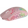 Mars Gaming MMW3P Ασύρματο RGB Gaming Ποντίκι Ροζ