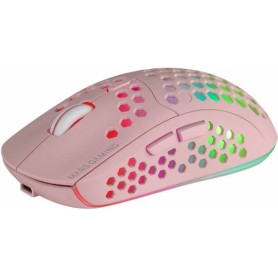 Mars Gaming MMW3P Ασύρματο RGB Gaming Ποντίκι Ροζ