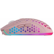 Mars Gaming MMW3P Ασύρματο RGB Gaming Ποντίκι Ροζ
