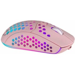 Mars Gaming MMW3P Ασύρματο RGB Gaming Ποντίκι Ροζ