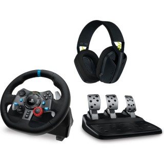 Logitech G29 Driving Force Racing Wheel Τιμονιέρα με Πετάλια + Logitech G435