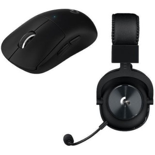 Logitech G Pro + G Pro Superlight Mouse Over Ear Gaming Headset με σύνδεση 2x3.5mm