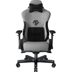 Anda Seat Gaming Chair T-Pro II Grey / Black Fabric [AD12XLLA-01-GB-F]