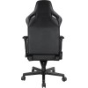 Anda Seat Dark Knight Καρέκλα Gaming Δερματίνης με Ρυθμιζόμενα Μπράτσα Μαύρη
