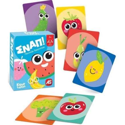 AS Επιτραπέζιο Παιχνίδι Kiddy Cards - Σναπ! για 2+ Παίκτες 3+ Ετών