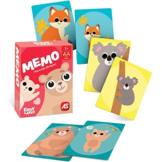 AS Επιτραπέζιο Παιχνίδι Kiddy Cards - Μέμο για 2+ Παίκτες 3+ Ετών
