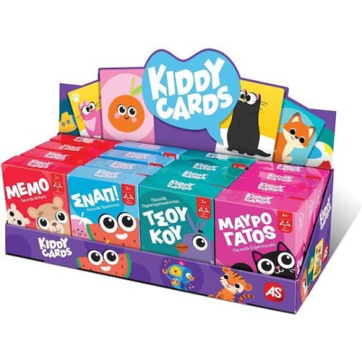 AS Επιτραπέζιο Παιχνίδι Kiddy Cards - Μέμο για 2+ Παίκτες 3+ Ετών