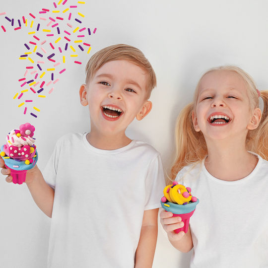 AS Πλαστελίνη - Παιχνίδι Παγωτοπλαστελινα για 3+ Ετών 6τμχ