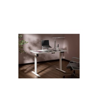 Brateck Ηλεκτρικό Γραφείο Gaming S08-22D-B Glory Ξύλινο Λευκό 120x60εκ.