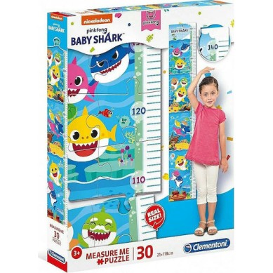 Clementoni Παιδικό Παζλ Μέτρησε Με Baby Shark 30 Τμχ 1200-20340
