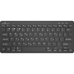 Powertech PT-1153 Ασύρματο Bluetooth Πληκτρολόγιο Ελληνικό