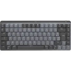 Logitech MX Mechanical Mini Silent Ασύρματο Bluetooth Πληκτρολόγιο Αγγλικό US Γκρι [920-010780]