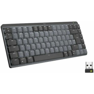 Logitech MX Mechanical Mini Silent Ασύρματο Bluetooth Πληκτρολόγιο Αγγλικό US Γκρι [920-010780]