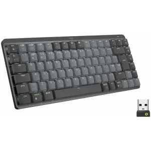 Logitech MX Mechanical Mini Silent Ασύρματο Bluetooth Πληκτρολόγιο Αγγλικό US Γκρι [920-010780]