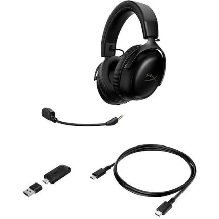 HyperX Cloud III S Wireless A59YZAA Gaming Headset Μαύρο