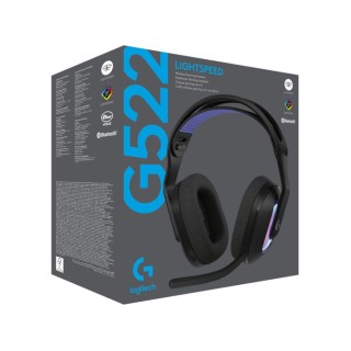 Logitech G522 Lightspeed Wireless Gaming Headset Black (981-001544)
