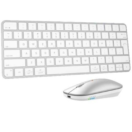 Meetion MT-C210MW Wireless Bluetooth Keyboard & Mouse Set International English Gray