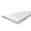 Meetion MT-K210MW Wireless Bluetooth Keyboard Only English US White