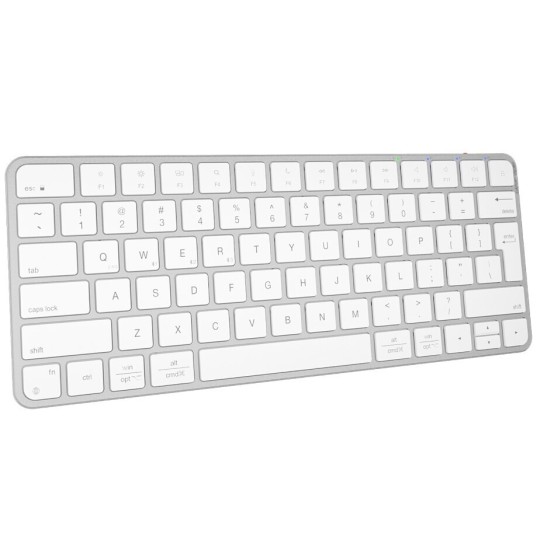 Meetion MT-K210MW Wireless Bluetooth Keyboard Only English US White