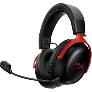 HyperX Cloud III S Wireless A59Z0AA Gaming Headset Μαύρο/Κόκκινο