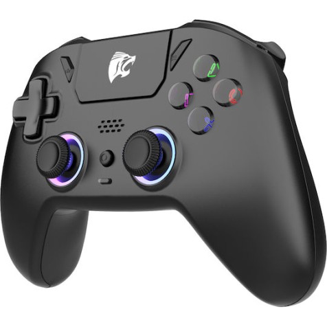 Roar RR-0023 Ασύρματο Gamepad για Android / PC / PS4 / Switch / iOS Μαύρο